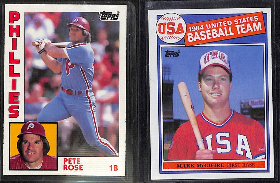Lot of 3 - Topps Baseball Sets - 1983, 1984, 1985