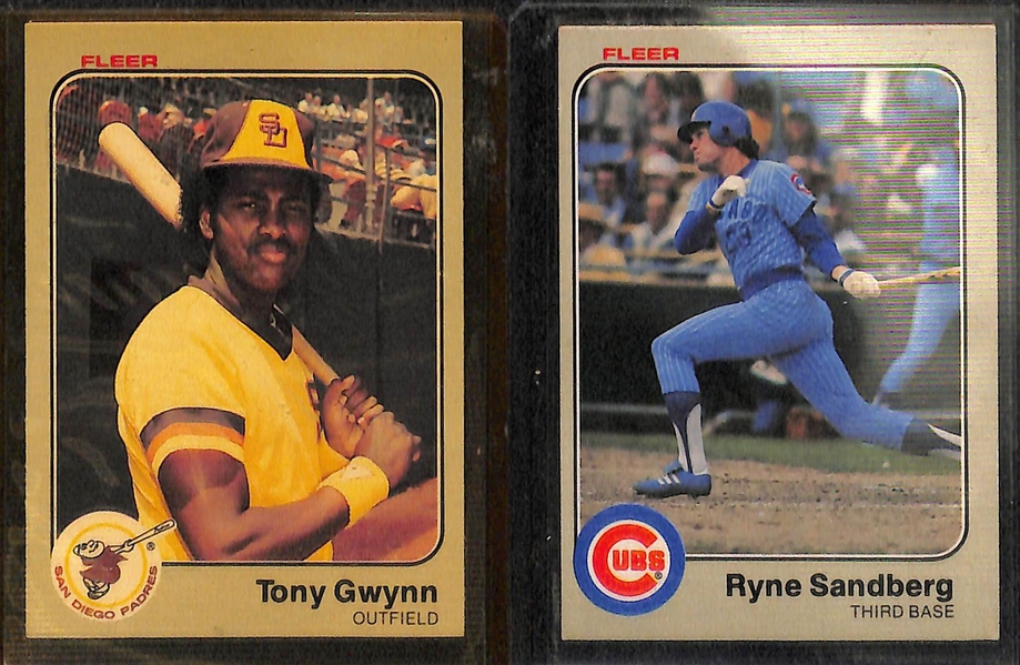 Lot of 3 - Fleer Baseball Sets - 1981, 1982, 1983