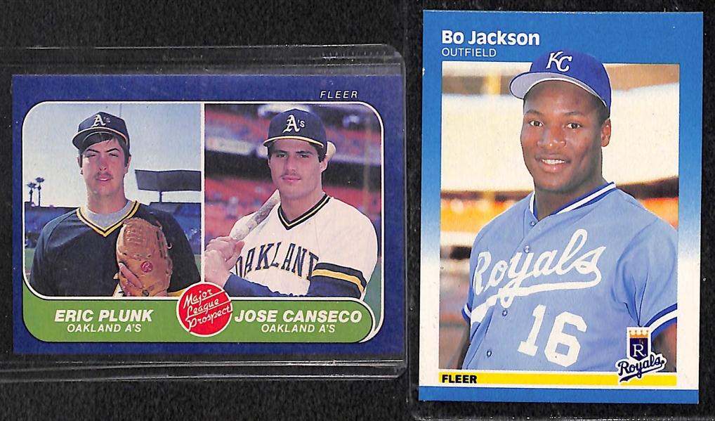 Lot of 2 - Fleer Baseball Sets - 1986, 1987