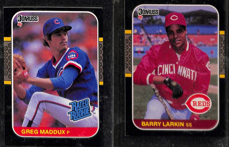Lot of 3 - Donruss Baseball Sets - 1981, 1982, 1987