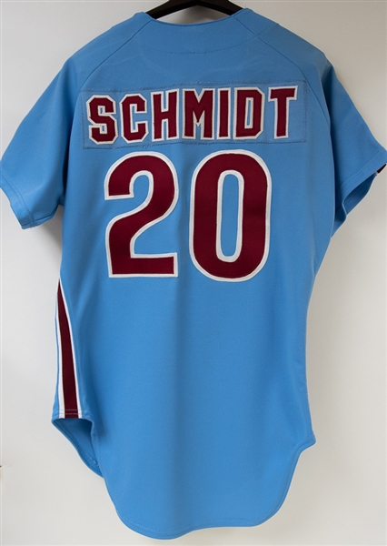 Mike Schmidt Signed Plate & Memorabilia Lot w. Jersey
