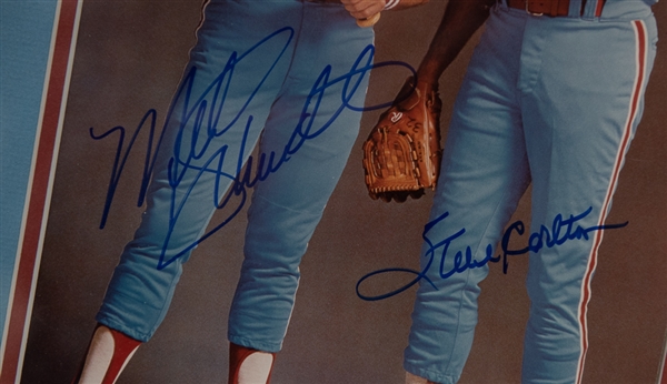 Mike Schmidt & Steve Carlton Signed Framed Photo - JSA