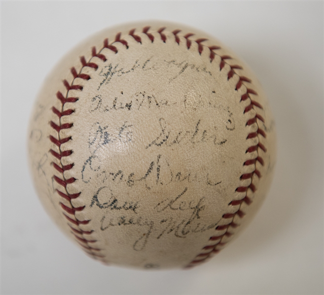 1930s Philadelphia A's Signed Official Reach Baseball w/ Eddie Collins & Al Simmons (Connie Mack is Secretarial Signed)