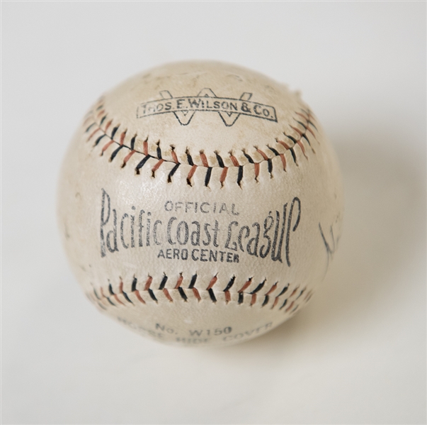 1933 Pirates Team Signed Baseball w/ 5 HOFers - Honus Wagner, Lloyd Waner, Pie Traynor, Waite Hoyt, Arky Vaughan Autographs! - JSA LOA