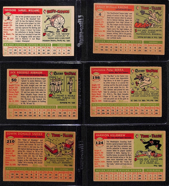 1955 Topps Baseball Complete Set w. Clemente Rookie BVG 6, Koufax Rookie BVG 3
