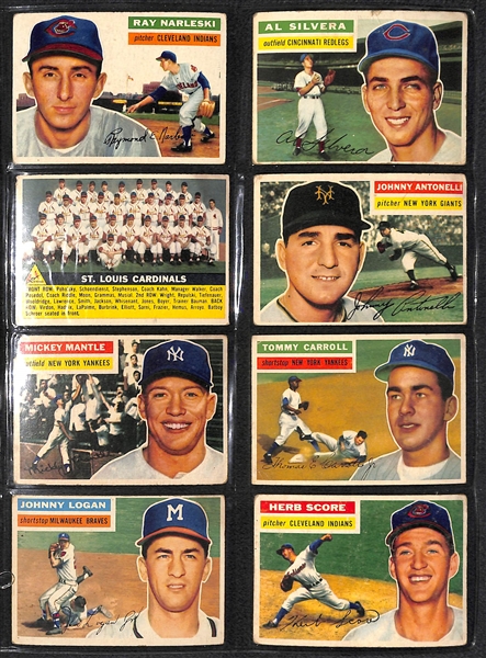 1956 Topps Baseball Complete Set