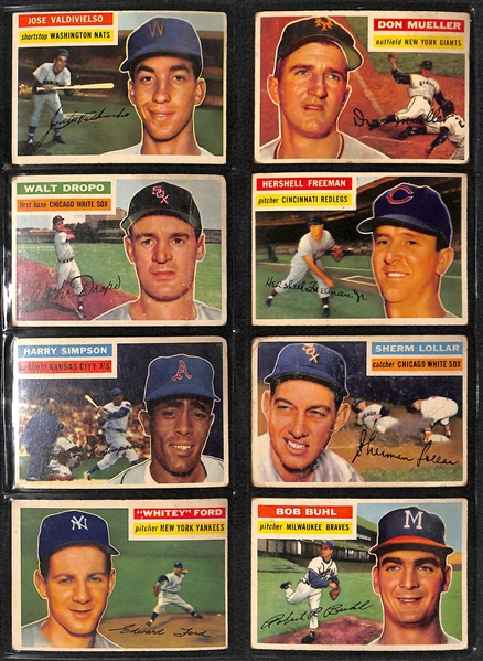 1956 Topps Baseball Complete Set
