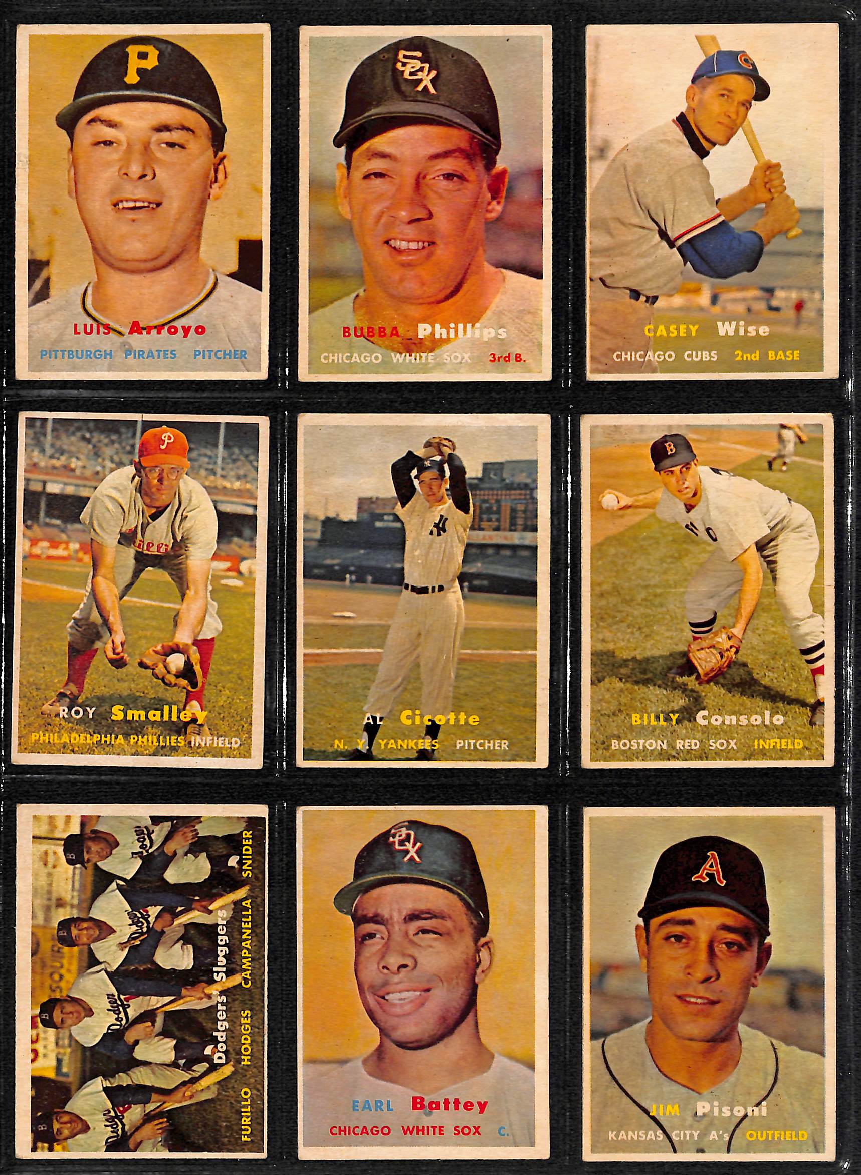 Lot Detail 1957 Topps Baseball Partial Card Set