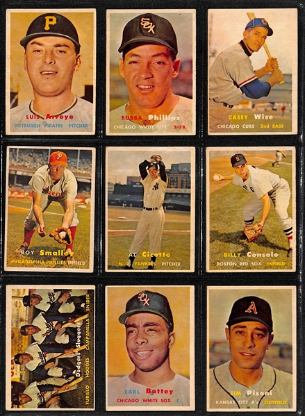 1957 Topps Baseball Partial Card Set