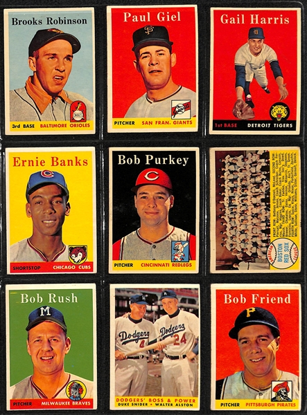 1958 Topps Baseball Complete Card Set