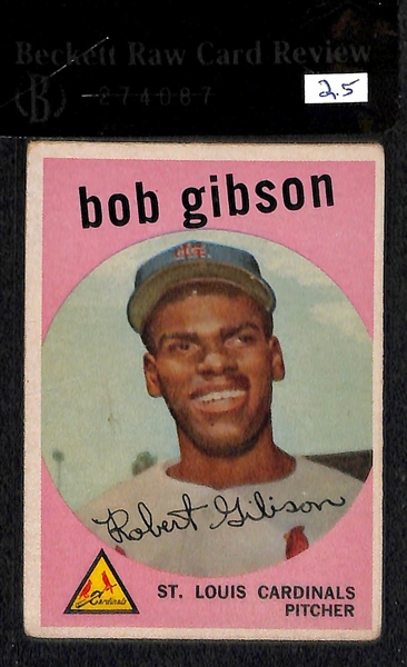 1959 Topps Baseball Near Complete Card Set w. Mantle BVG 3.5 & Aaron BVG 5.5