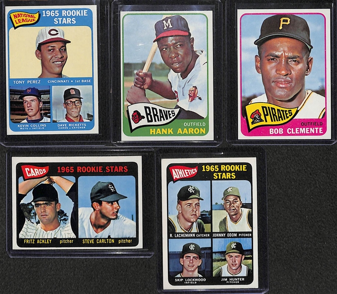 1965 Topps Baseball Complete Set (Inc. Pete Rose BVG 8, Mays BVG 7, Mantle BVG 5, Morgan RC BVG 7) - Cards Present Fresh from the Pack