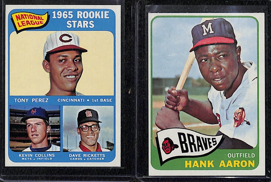 1965 Topps Baseball Complete Set (Inc. Pete Rose BVG 8, Mays BVG 7, Mantle BVG 5, Morgan RC BVG 7) - Cards Present Fresh from the Pack