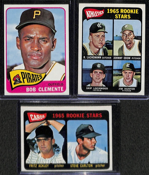 1965 Topps Baseball Complete Set (Inc. Pete Rose BVG 8, Mays BVG 7, Mantle BVG 5, Morgan RC BVG 7) - Cards Present Fresh from the Pack