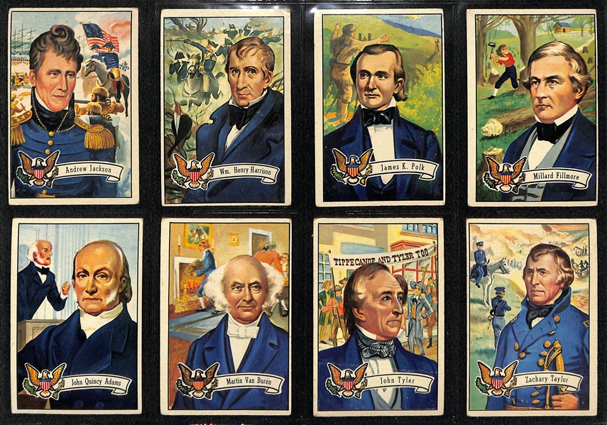 1956 Topps Presidents Near Complete Set (Missing One Card)