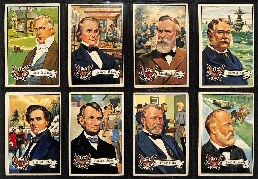 1956 Topps Presidents Near Complete Set (Missing One Card)