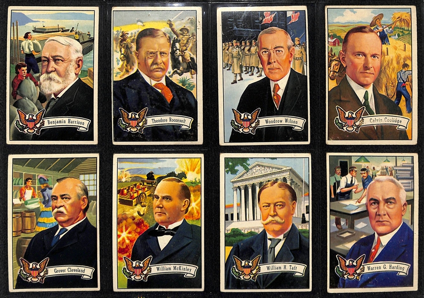 1956 Topps Presidents Near Complete Set (Missing One Card)