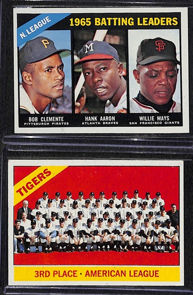 1966 Topps Baseball Complete Set (Inc. Pete Rose BVG 8, Mantle BVG 6.5) - Fresh from the Pack Condition