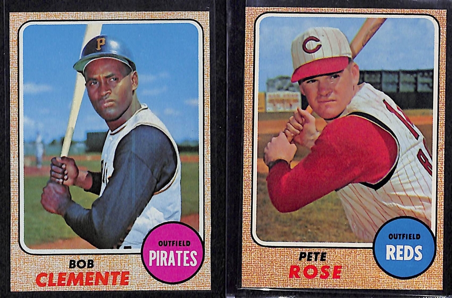 1968 Topps Baseball Complete Set (Inc. Mays BVG 8.5, Mantle BVG 7.5, Ryan RC BVG 6.5) - Fresh From the Pack Condition