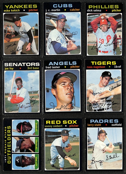 1971 Topps Baseball Complete Card Set