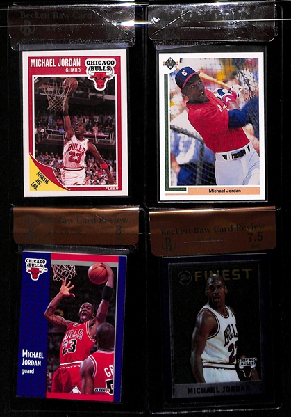 Huge Lot of (50) Michael Jordan Cards (Including Inserts and 10 graded cards)