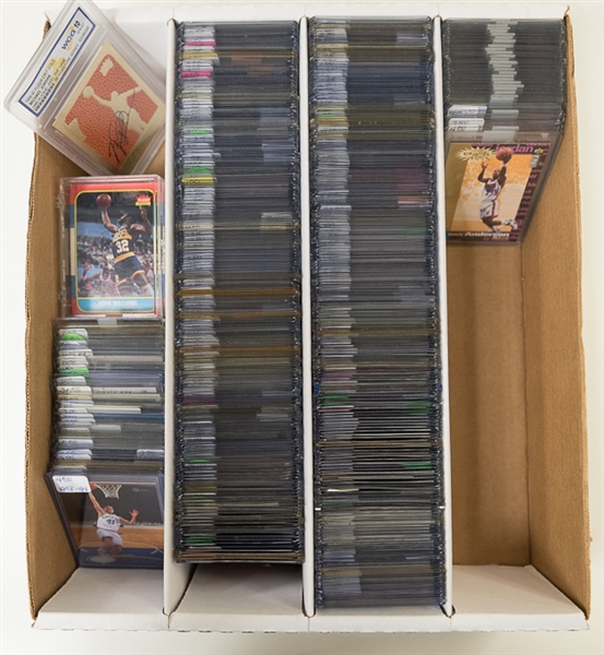 Lot of 500+ Basketball Cards w. Inserts & Michael Jordan Cards