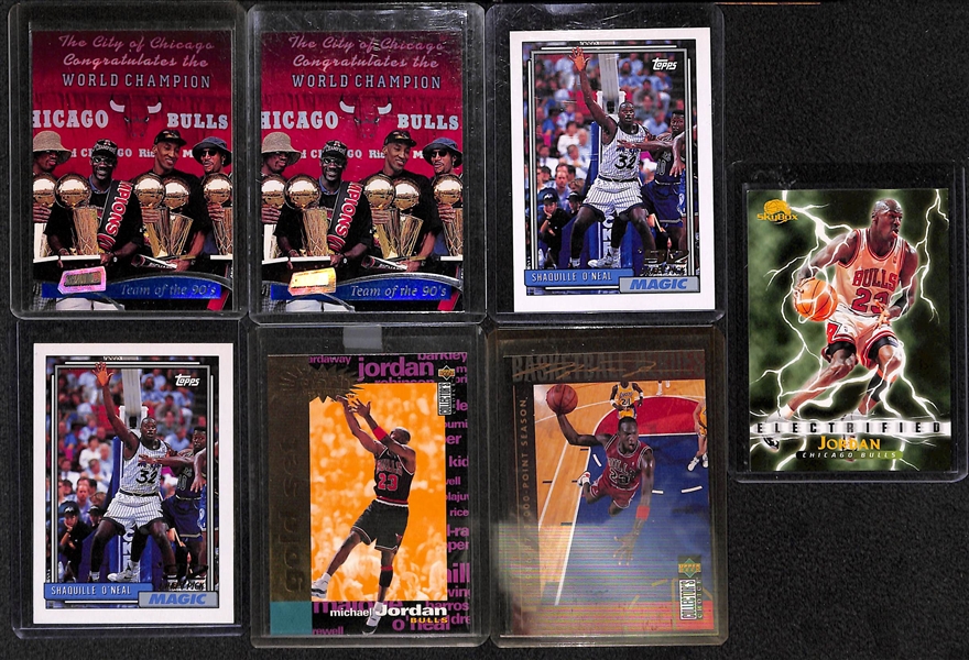 Lot of 500+ Basketball Cards w. Inserts & Michael Jordan Cards