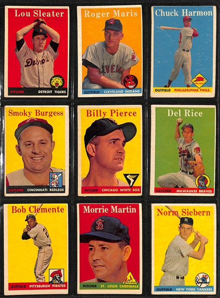 1958 Topps Baseball Complete Card Set