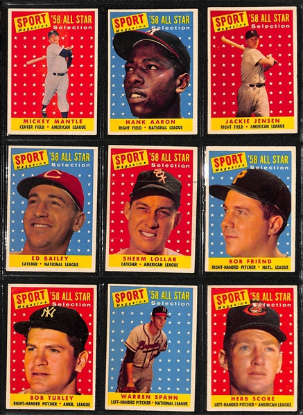 1958 Topps Baseball Complete Card Set