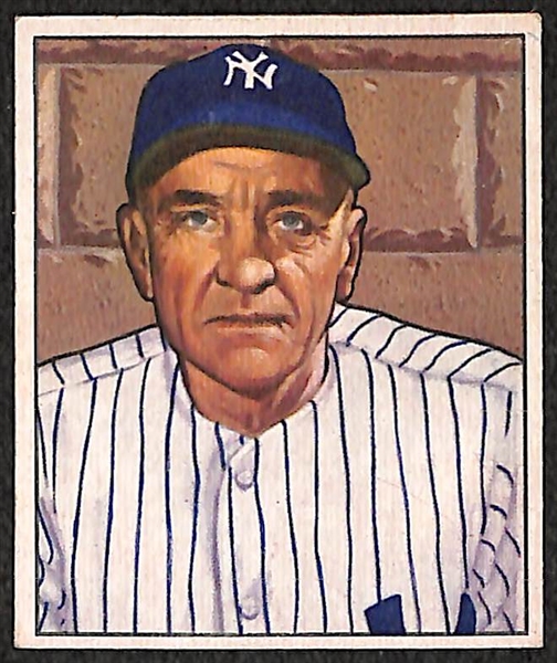 1949 Bowman Red Schoendienst & 1950 Bowman Casey Stengel