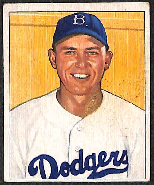 1950 Bowman Gil Hodges & 1951 Bowman Duke Snider
