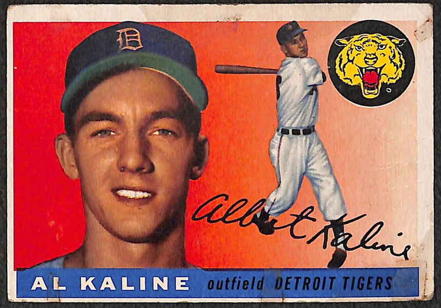 Lot of 2 - 1955 Topps Baseball Al Kaline (2nd Year Card)