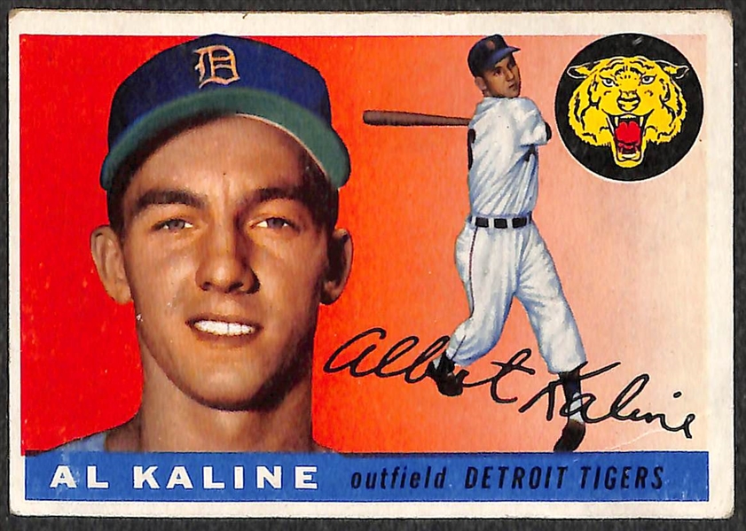 Lot of 2 - 1955 Topps Baseball Al Kaline (2nd Year Card)