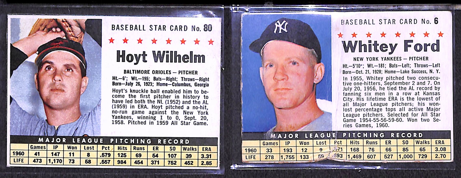 Lot of 89 1961-1963 Post Cereal Baseball Cards w. 1963 Early Wynn