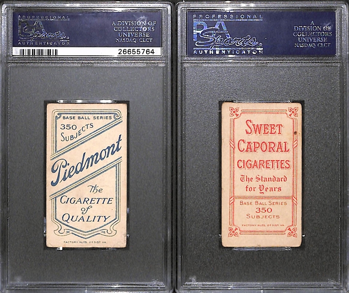 Lot of 2 - 1909-11 T206 Cards - Glenn Liebhardt & Matty McIntyre - Both PSA 3