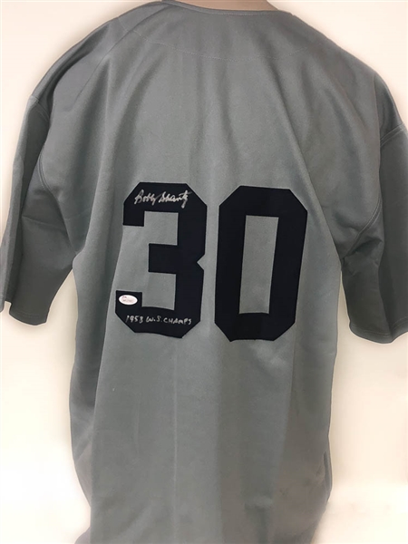 Bobby Shantz Signed New York Yankees Jersey - JSA