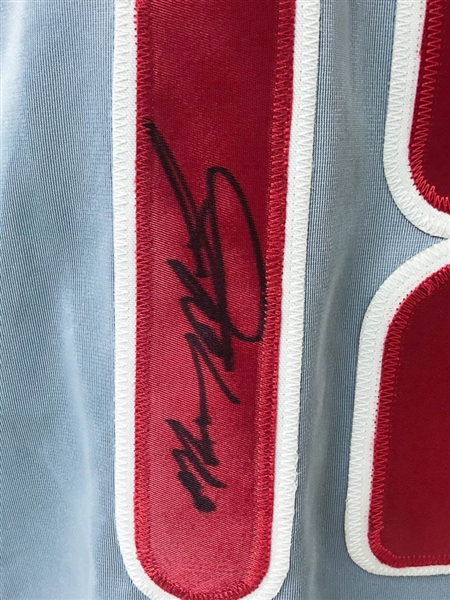 Mickey Morandini Signed Phillies Jersey 
