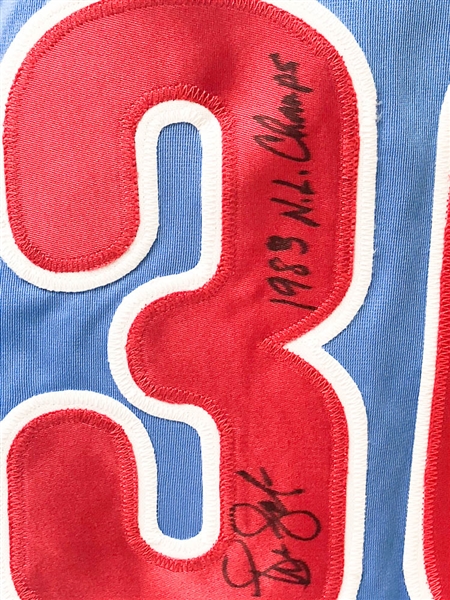 Steve Jeltz Signed Phillies Jersey