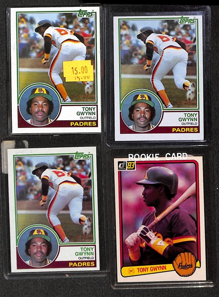 Lot of Over (100) Tony Gwynn Cards w/ 6 Rookies