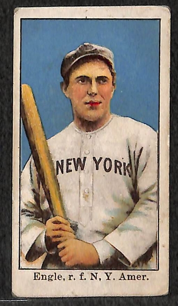 Lot of 2 1909-11 E90-1 American Caramel Baseball Cards - Fred Mitchell (NY American) & Clyde Engle