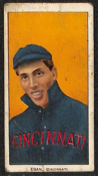 Lot of 3 1909-11 T206 Baseball Cards - Magee, Maddox, Egan