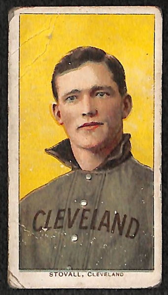 Lot of 5 1909-11 T206 Baseball Cards w. Matty McIntyre (Detroit) & Ed Willett (w. Bat)