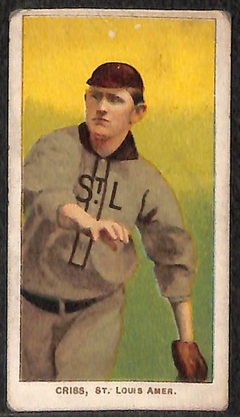 Lot of 5 1909-11 T206 Baseball Cards w. Jesse Tannehill (Washington) & Jim Delehanty