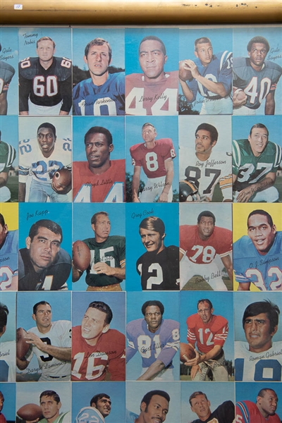 1970 Topps Super Football Uncut Proof Sheet - SCARCE!