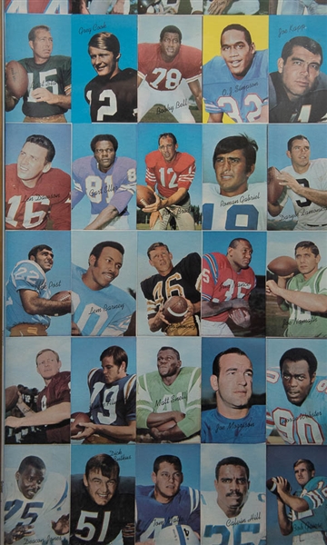 1970 Topps Super Football Uncut Proof Sheet - SCARCE!