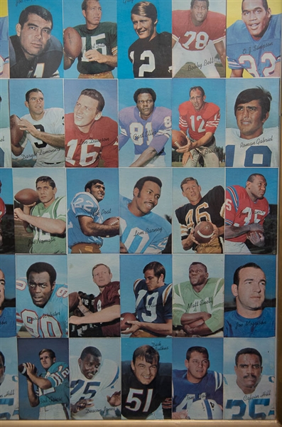 1970 Topps Super Football Uncut Proof Sheet - SCARCE!