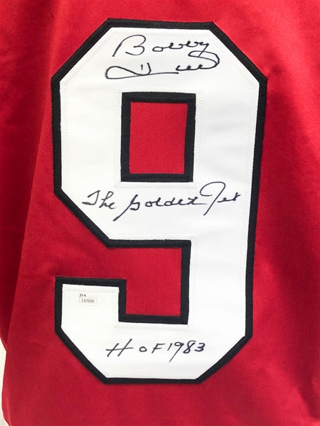 Bobby Hull Signed & Inscribed Jersey - JSA