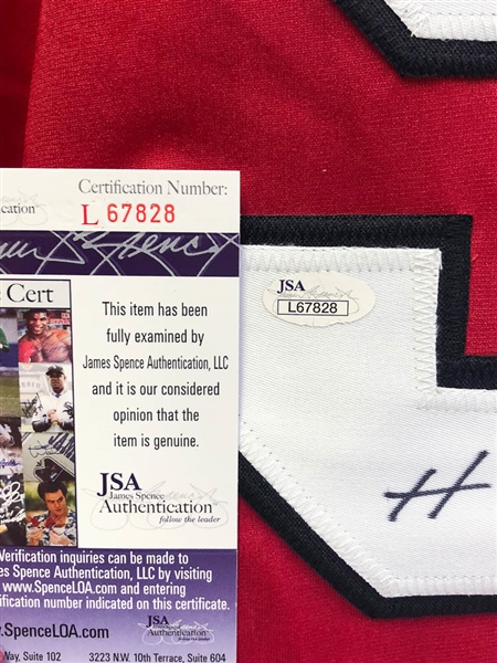 Bobby Hull Signed & Inscribed Jersey - JSA