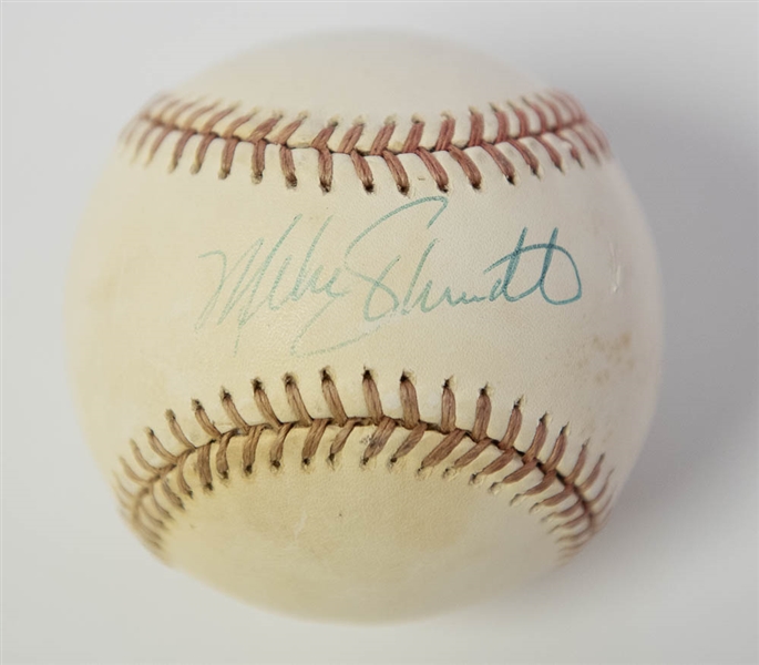 Mike Schmidt Signed National League Baseball - JSA