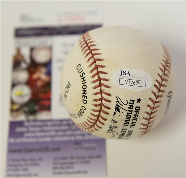 Mike Schmidt Signed National League Baseball - JSA